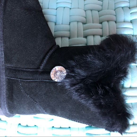 Boo Roo Black suede boots - Picture 6 of 6